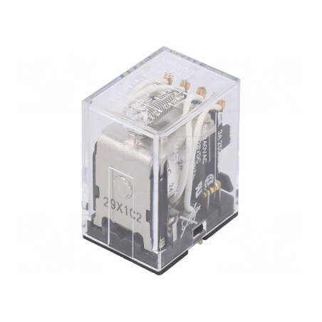 Releu electromagnetic 4PDT 24VDC 5A | Electronic-mag.ro | Componente Electronice