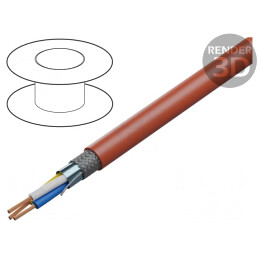 Cablu PVC Roșu 3x20AWG 305m 300V