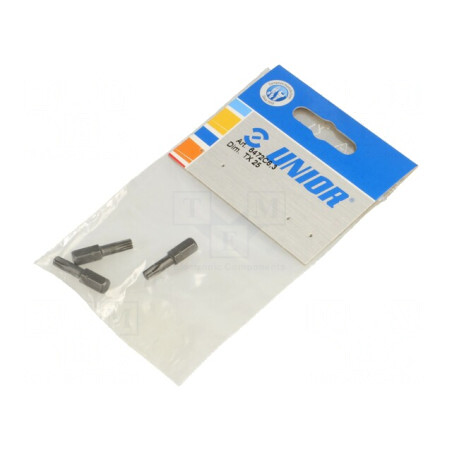 Capăt Șurubelniță Torx TX25 25mm 3 Bucăți | Electronic-mag.ro | Componente Electronice