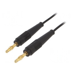 Cablu de Măsurare 60VDC 30VAC 19A 0,5m Negru | Electronic-mag.ro | Componente Electronice