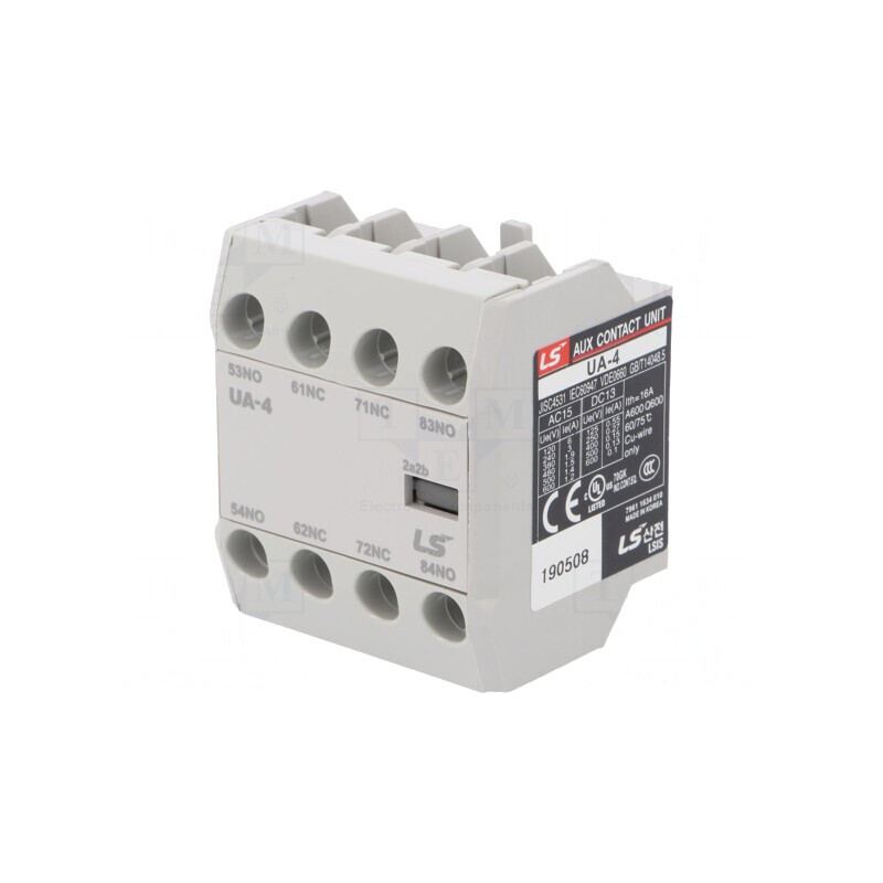 Contacte auxiliare METASOL cu șuruburi -5÷60°C | Electronic-mag.ro | Componente Electronice