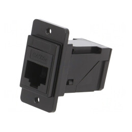 Adaptor DUALSLIM Cat 5e 8p8c Unghi 29mm | Electronic-mag.ro | Componente Electronice