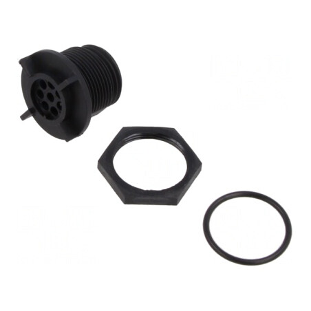 Conector circular soclu mamă 8 pini IP68 125V | Electronic-mag.ro | Componente Electronice