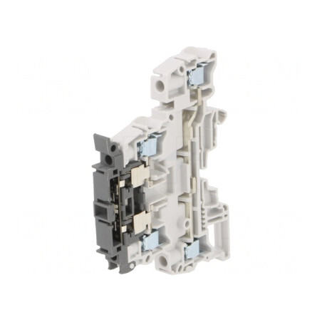 Conector Șine 0,2-6mm² 2 Piste 4 Borne 8mm SNK | Electronic-mag.ro | Componente Electronice