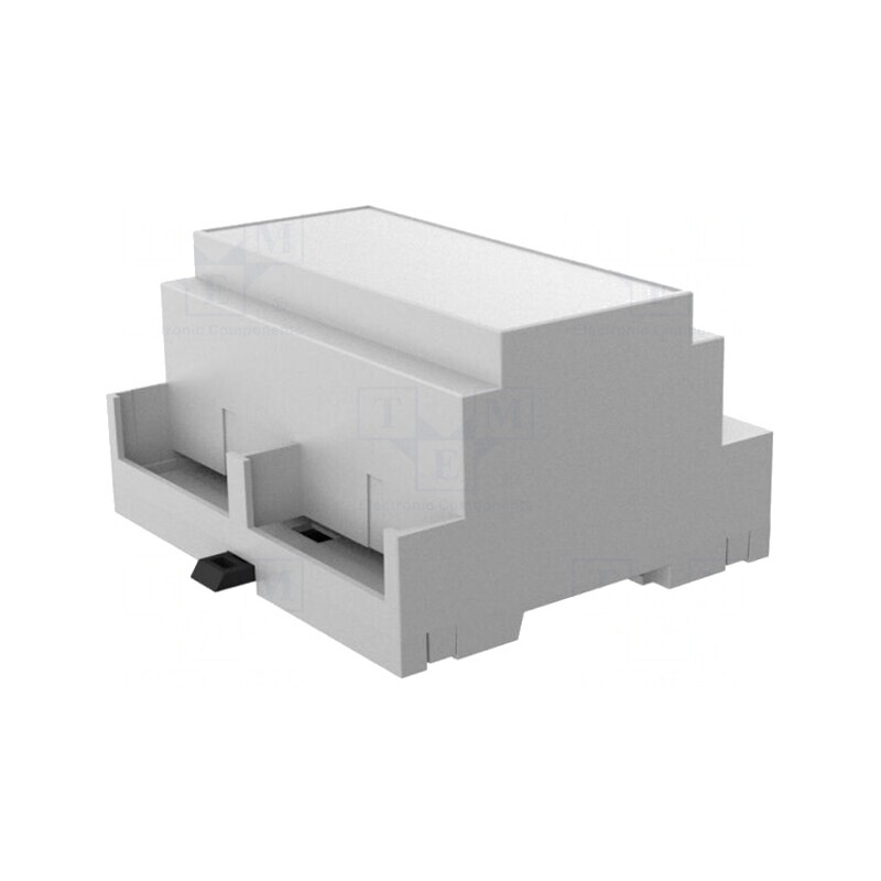 Carcasă pentru șină DIN, 90x103x53mm, gri | Electronic-mag.ro | Componente Electronice