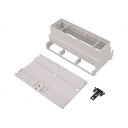 Carcasă pentru Șină DIN 90x159x68mm Gri | Electronic-mag.ro | Componente Electronice