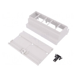 Carcasă DIN 90x159x53mm Gri | Electronic-mag.ro | Componente Electronice