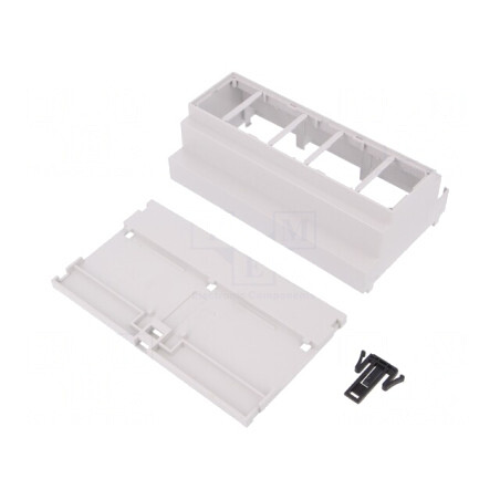 Carcasă DIN 90x159x53mm Gri | Electronic-mag.ro | Componente Electronice