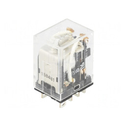 Releu Electromagnetic DPDT 12VAC 10A | Electronic-mag.ro | Componente Electronice