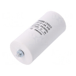 Condensator 100uF 450V 60x120mm 6,3mm Conectori | Electronic-mag.ro | Componente Electronice