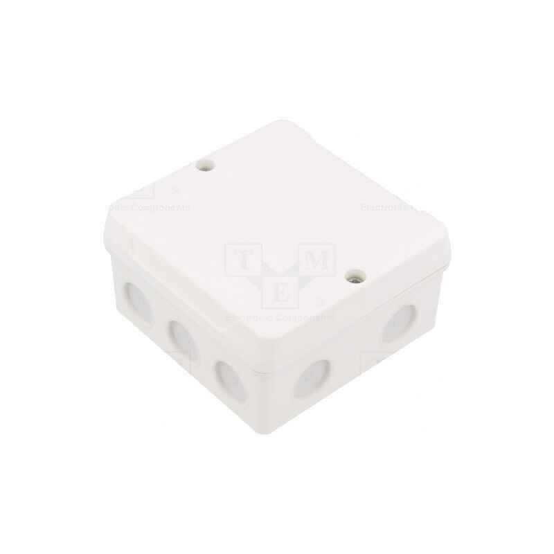 Cutie de conexiuni IP55 98x98x55mm Albă | Electronic-mag.ro | Componente Electronice