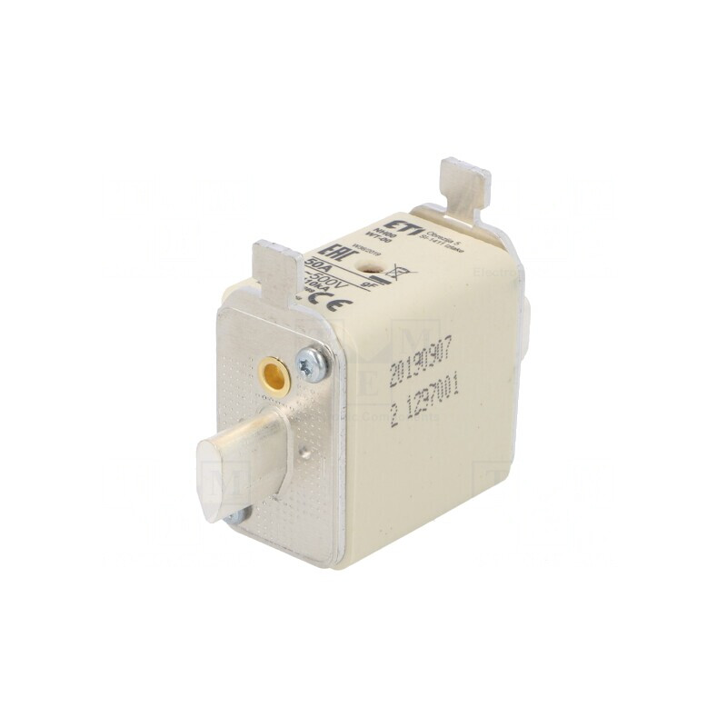 Siguranță ardere rapidă 50A 500VAC NH00 | Electronic-mag.ro | Componente Electronice