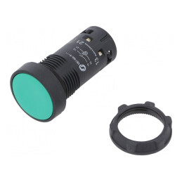 Comutator acționat prin apăsare 22mm cu 1 NC și 1 NO | Electronic-mag.ro | Componente Electronice