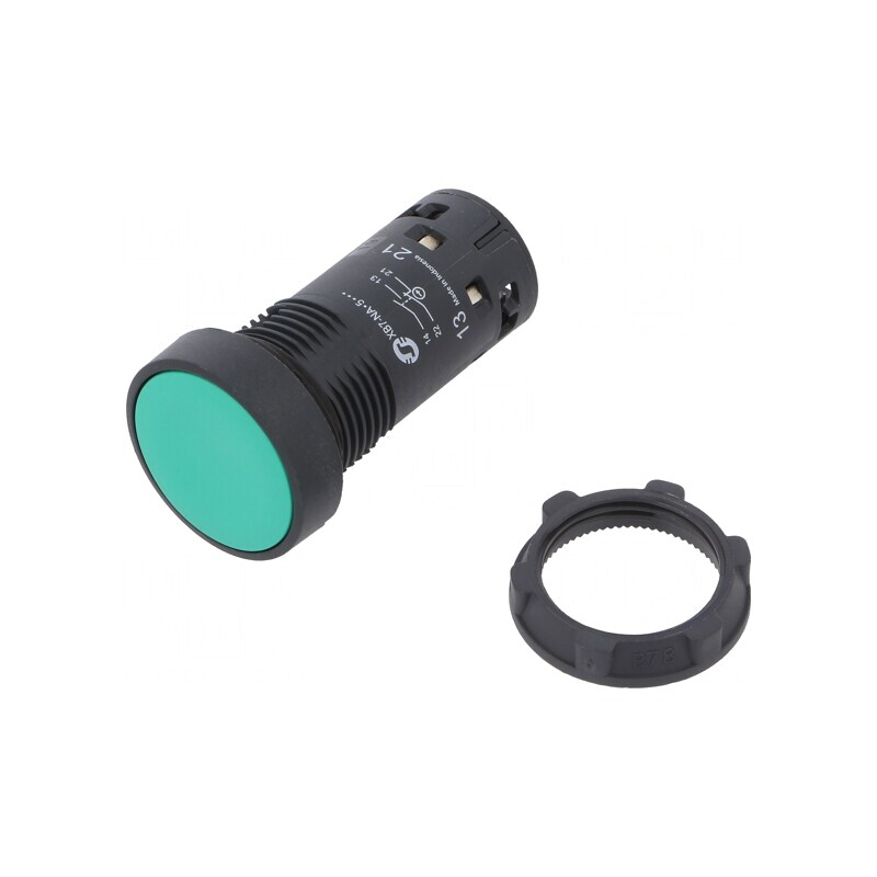 Comutator acționat prin apăsare 22mm cu 1 NC și 1 NO | Electronic-mag.ro | Componente Electronice