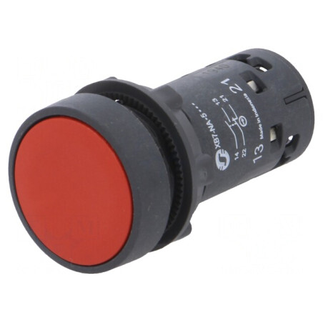 Comutator Acționat prin Apăsare 22mm 1NC 1NO | Electronic-mag.ro | Componente Electronice