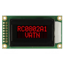 Afișaj LCD Alfanumeric 8x2 cu LED