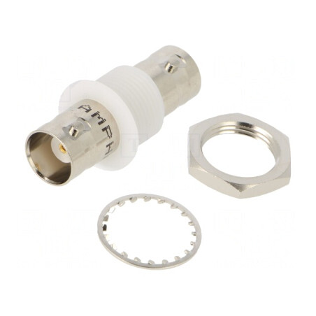 Adaptor BNC Soclu Drept 50Ω | Electronic-mag.ro | Componente Electronice