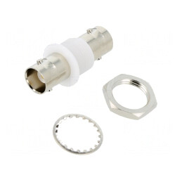 Adaptor BNC Soclu Drept 50Ω | Electronic-mag.ro | Componente Electronice