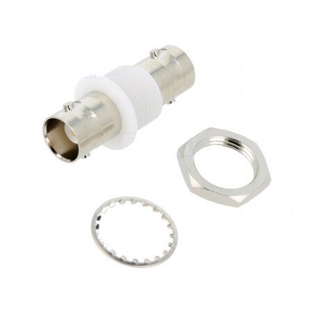 Adaptor BNC Soclu Drept 50Ω | Electronic-mag.ro | Componente Electronice