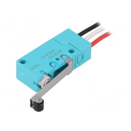 Microîntrerupător cu Manetă și Rulou 1A/250VAC | Electronic-mag.ro | Componente Electronice