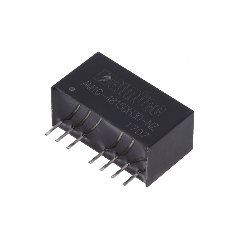 Convertor DC/DC 1W 36-75V la 15V/-15V SIP8 | Electronic-mag.ro | Componente Electronice