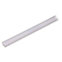 Profil Aluminiu Încastrat 1m pentru Module LED MICRO-K | Electronic-mag.ro | Componente Electronice