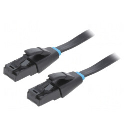 Patch Cord U/UTP Cat6 Negru 20m | Electronic-mag.ro | Componente Electronice