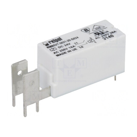 Releu Electromagnetic 24VDC 20A | Electronic-mag.ro | Componente Electronice