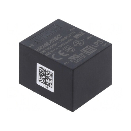 Convertor AC/DC 5W 5VDC | Electronic-mag.ro | Componente Electronice