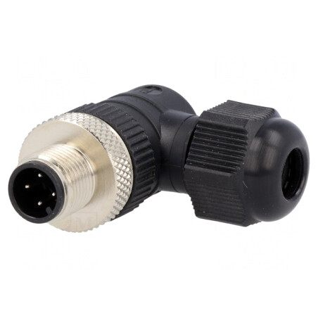 Mufă M12 4 PIN DeviceNet CANopen IP67 pe cablu | Electronic-mag.ro | Componente Electronice