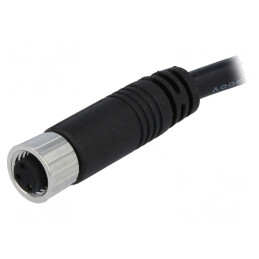 Conector M8 2m 3-PIN Mamă Drept cu Manșon și Cabluri | Electronic-mag.ro | Componente Electronice
