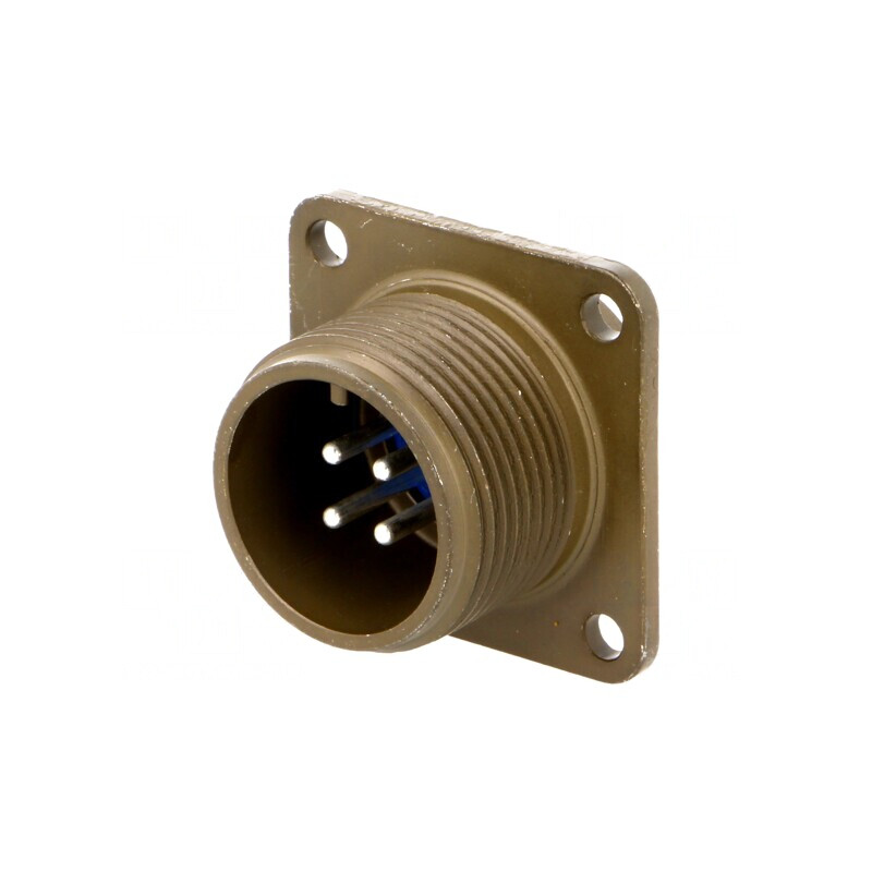 Conector Circular 14S Aliaj Aluminiu Oliv | Electronic-mag.ro | Componente Electronice
