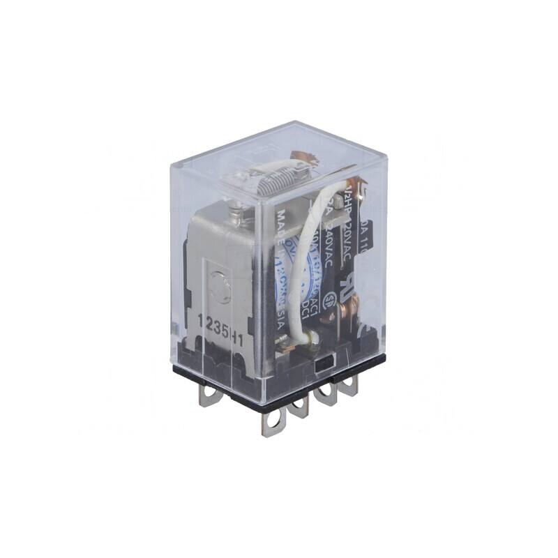 Releu electromagnetic DPDT 120VAC 10A | Electronic-mag.ro | Componente Electronice Releu electromagnetic DPDT 120VAC 10A | Electronic-mag.ro | Componente Electronice