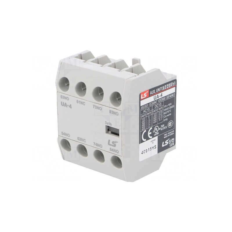 Contacte auxiliare METASOL cu şurub | Electronic-mag.ro | Componente Electronice