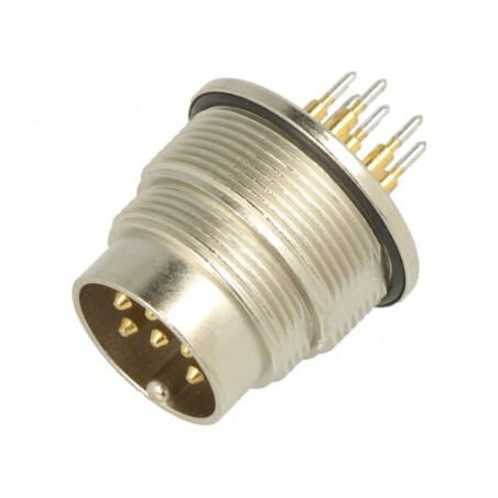 Conector M16 Soclu Tată 6 Pin IP68 | Electronic-mag.ro | Componente Electronice