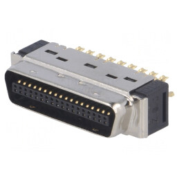 Conector MDR 36 pini ecranat cablu poliester mufă tată | Electronic-mag.ro | Componente Electronice
