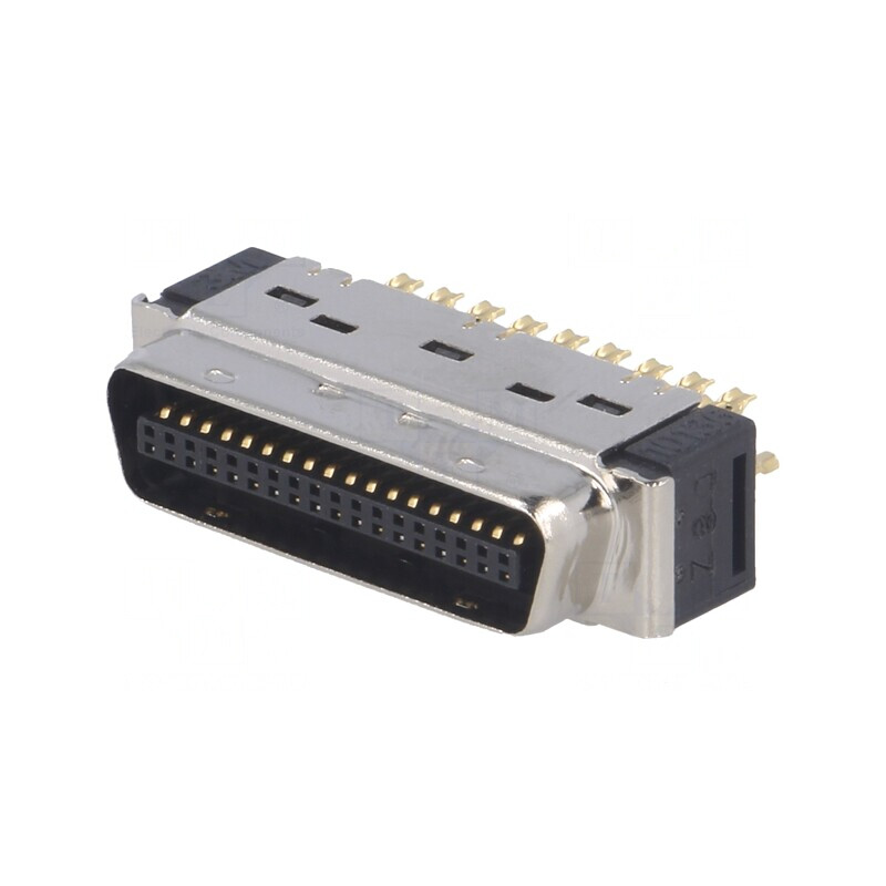 Conector MDR 36 pini ecranat cablu poliester mufă tată | Electronic-mag.ro | Componente Electronice