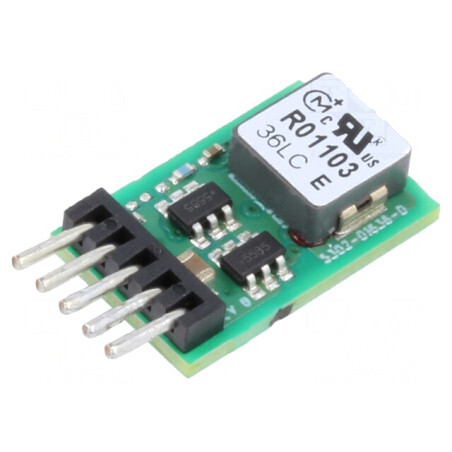 Convertor DC/DC 15W 4.5-14V 3A 0.6-6A SIP5 | Electronic-mag.ro | Componente Electronice