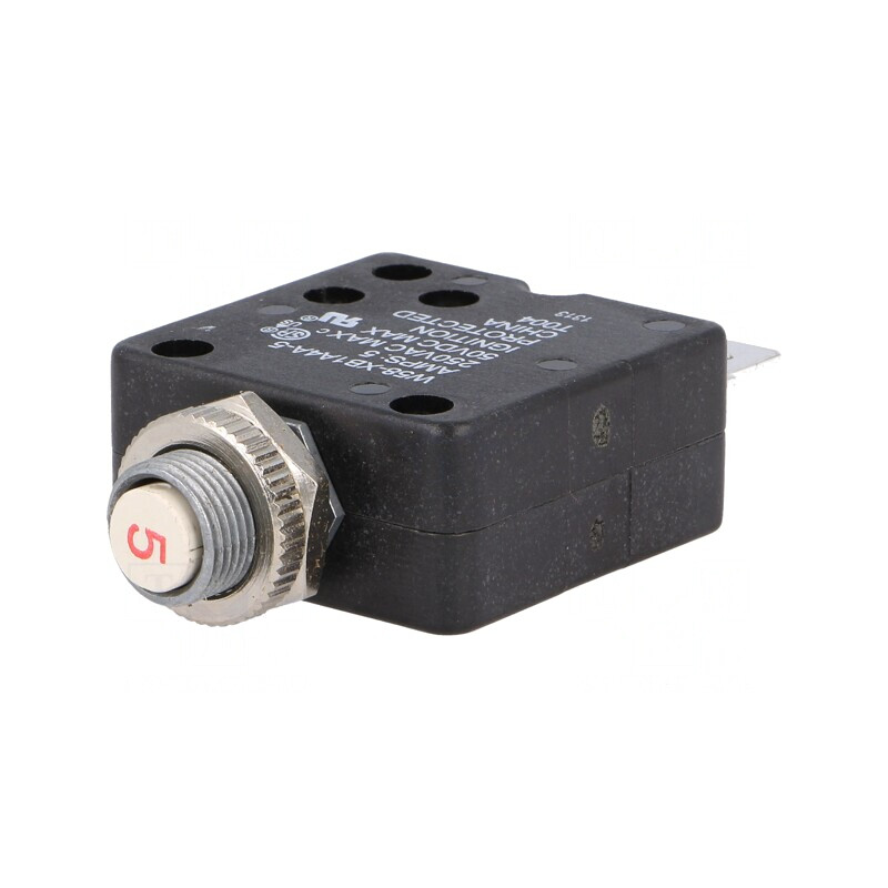 Întrerupător de Supracurent 250VAC 50VDC 5A SPST-NC | Electronic-mag.ro | Componente Electronice