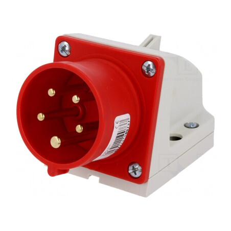 Conector Alimentare AC Trifazat 16A 400VAC IP44 | Electronic-mag.ro | Componente Electronice