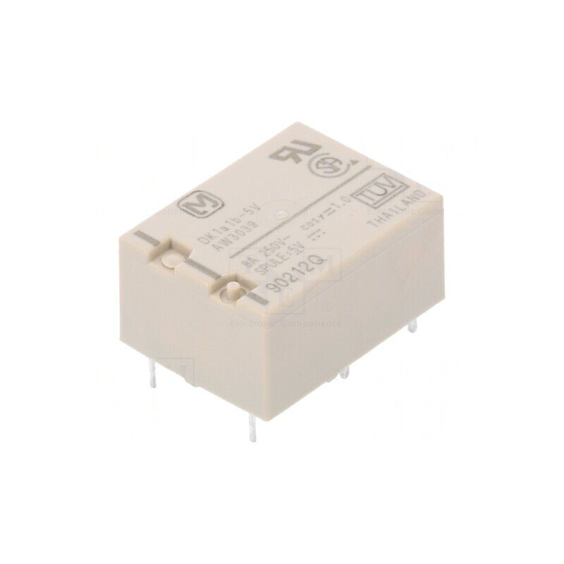 Releu Electromagnetic SPST-NO/SPST-NC 5VDC pentru PCB | Electronic-mag.ro | Componente Electronice