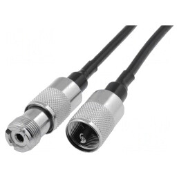 Prelungitor UHF 3m Soclu-Mufă | Electronic-mag.ro | Componente Electronice
