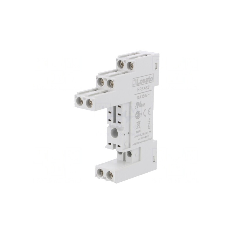 Stativ pentru şină DIN 8 10A 250VAC Serie HR30/HR50 | Electronic-mag.ro | Componente Electronice
