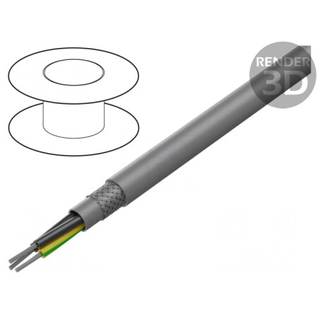 Cablu ÖLFLEX 440 CP 3G1mm2 Cupru Cositorit PUR Gri | Electronic-mag.ro | Componente Electronice
