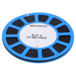Rola Trese Poliester Negru 10m 3-7mm | Electronic-mag.ro | Componente Electronice