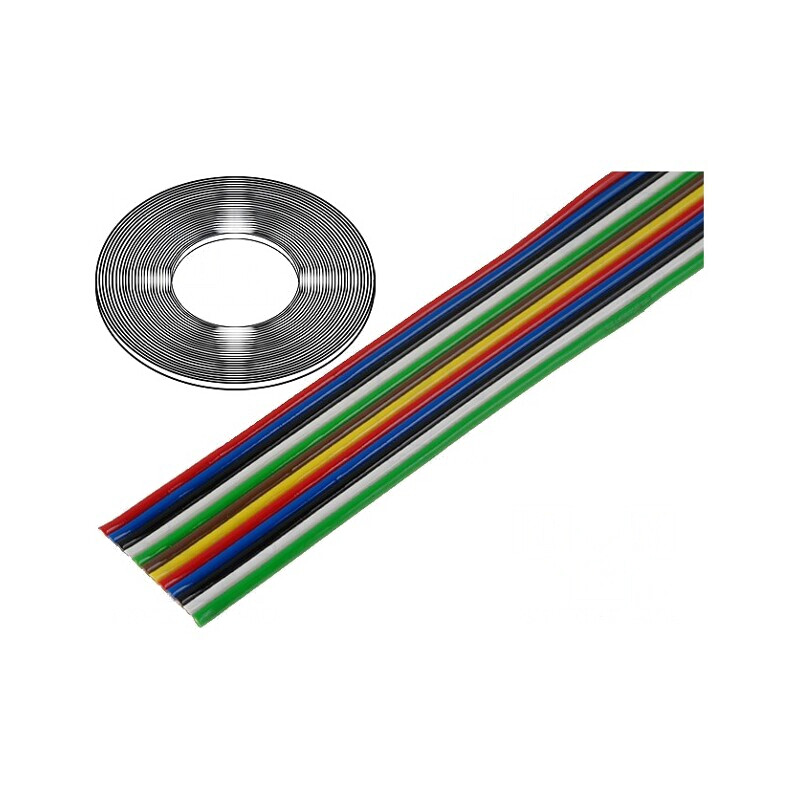 Cablu bandă 12x0,5mm2 neecranat PVC 500V | Electronic-mag.ro | Componente Electronice Cablu bandă 12x0,5mm2 neecranat PVC 500V | Electronic-mag.ro | Componente Electronice