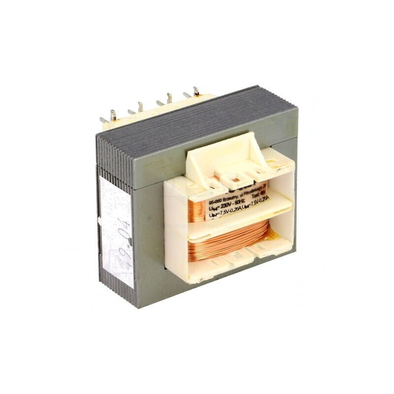 Transformator de alimentare 4VA 230V 7.5V 260mA | Electronic-mag.ro | Componente Electronice Transformator de alimentare 4VA 230V 7.5V 260mA | Electronic-mag.ro | Componente Electronice