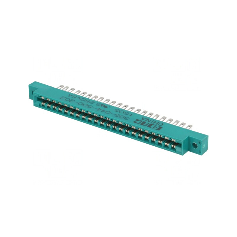 Conector de margine pentru lipire pe cablu aurit | Electronic-mag.ro | Componente Electronice
