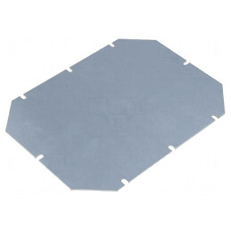 Placă de montare oțel zincat 210x160x1,5mm | Electronic-mag.ro | Componente Electronice
