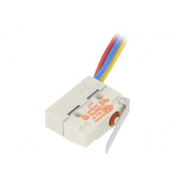 Microîntrerupător cu manetă SPDT 3A/250VAC | Electronic-mag.ro | Componente Electronice